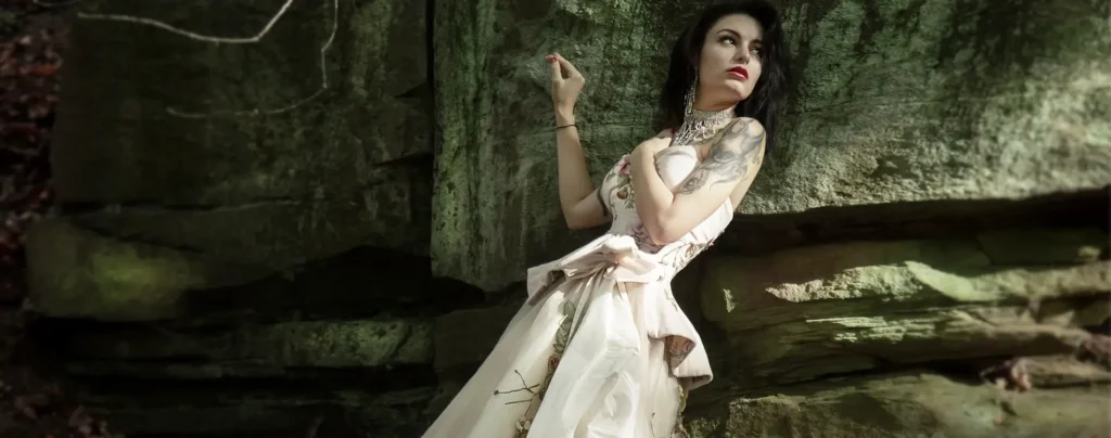 Jocelyn Banks wedding dress couture designer