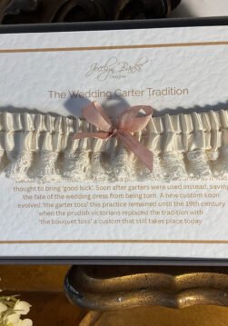 The Blushing Bride Silk & Lace Garter
