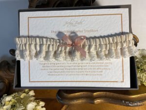 The Blushing Bride Silk & Lace Garter