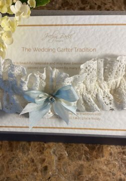 The English Cotton Lace ‘Something Blue’ Garter